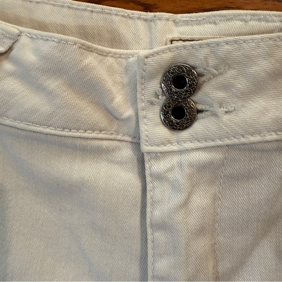 Coldwater Creek Capri / Skimmer Pants Size 10 Off White - Picture 6 of 7